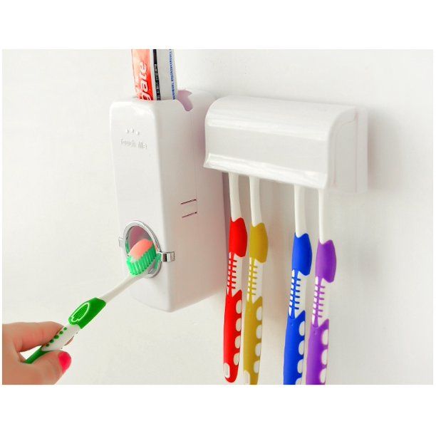 Toothpaste Dispenser Automatic Toothpaste Squeezer and Holder Set View Gallery - Pakistan