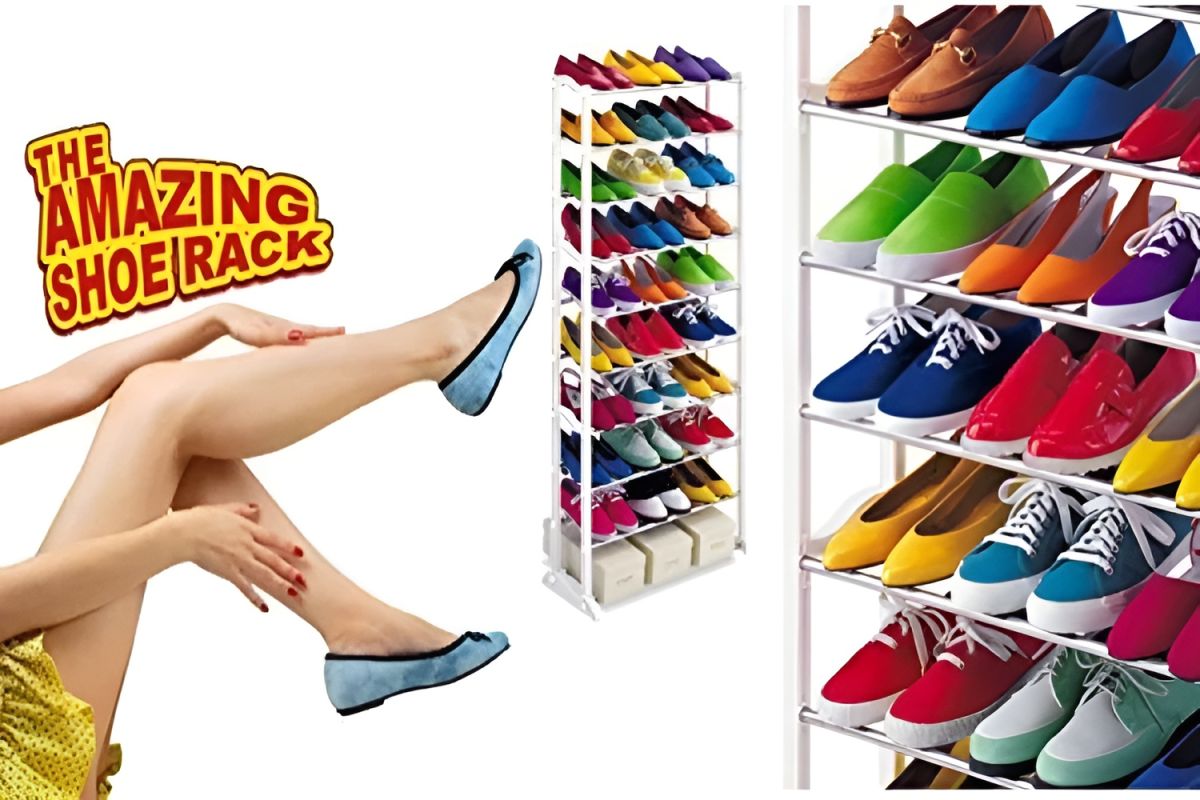Amazing Shoe Rack Shoe Rack Organizer 30 PCs pair View Gallery - Pakistan