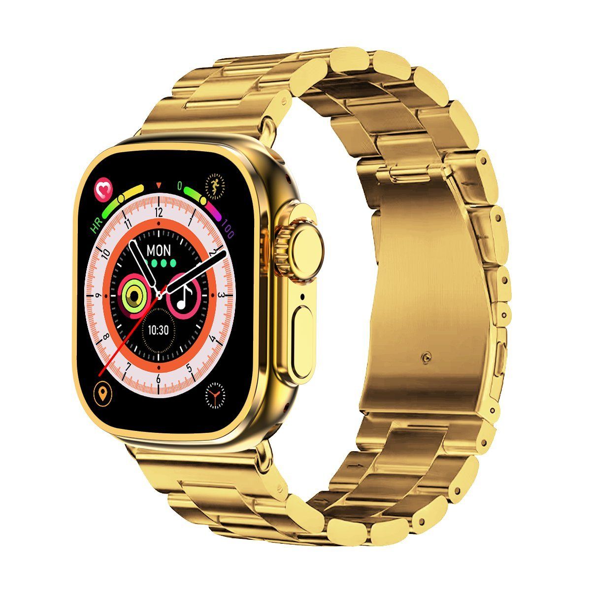 C9 Ultra Max Gold Edition Color Smartwatch 2.1 Inch Screen With Hryfine App View Gallery - Pakistan