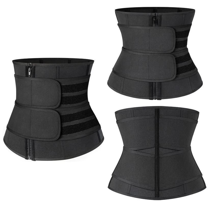 Waist Trainer Belt-Slimming Body Shaper Belts Sport Girdle with two strap View Gallery - Pakistan