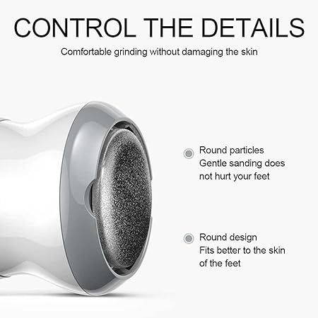 Foot Pedicure Grinder Remover Tools  Automatic Polisher | Dead Skin Callus Feet Care Cleaning | PEDICURE MACHINE Rechargeable Foot Scrubber Tool View Gallery - Pakistan