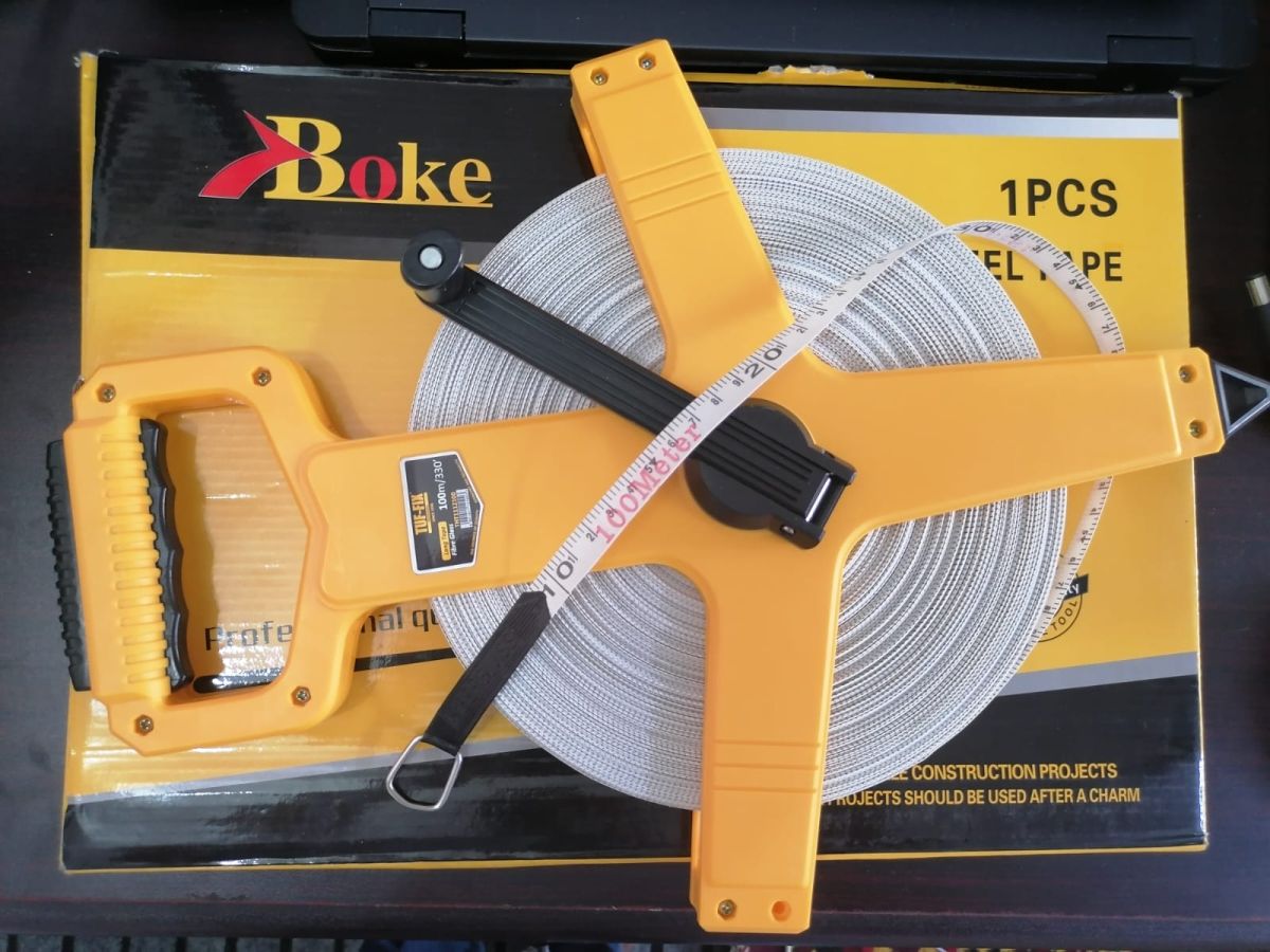 Fiber Measuring Tape 100 Meter, Heavy Duty for Professionals View Gallery - Pakistan