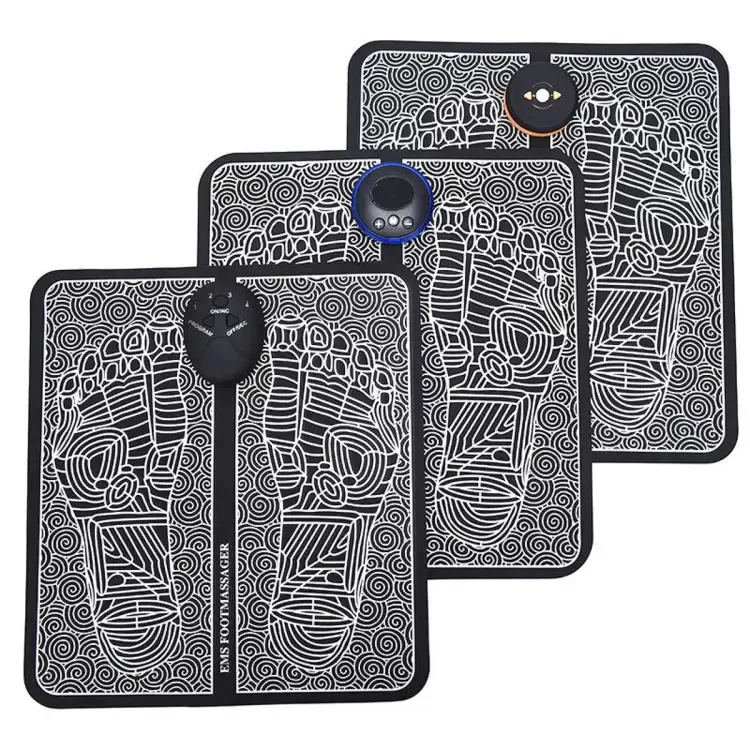 pack Of 2 Ems Butterfly Portable Neck Massager Rechargeable, And  Ms Foot Massager Pad Improve Blood Circulation View Gallery - Pakistan