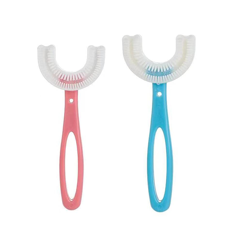 Big Size Baby Toothbrush Toddlers Teeth Cleaning Brush Kids U Shaped Toothbrush View Gallery - Pakistan