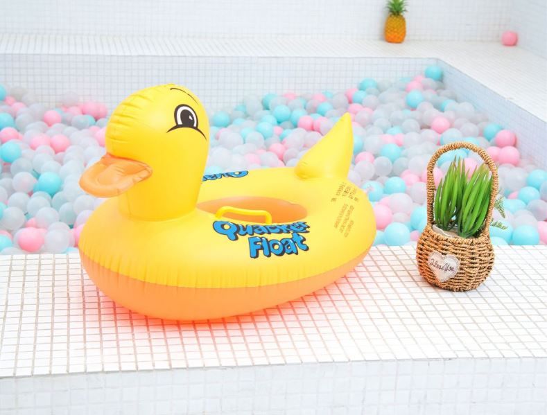 Duck Baby Floats Tube, Inflatable Duck Pool Float, Baby Floating Seat, Children Swim Ring, Kids Inflatable Floats, Yellow Duck Seat Boat for Toddler View Gallery - Pakistan