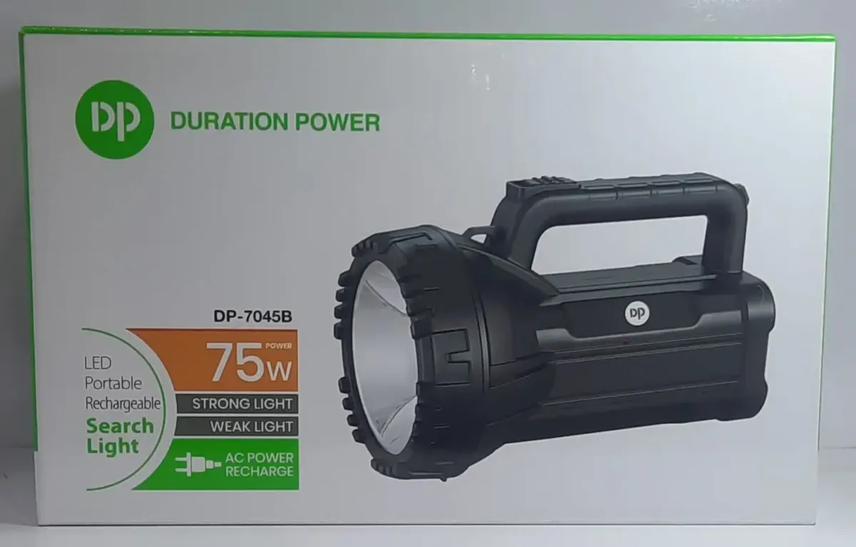 Rechargeable Portable LED Search Light DP 7045 Torch View Gallery - Pakistan