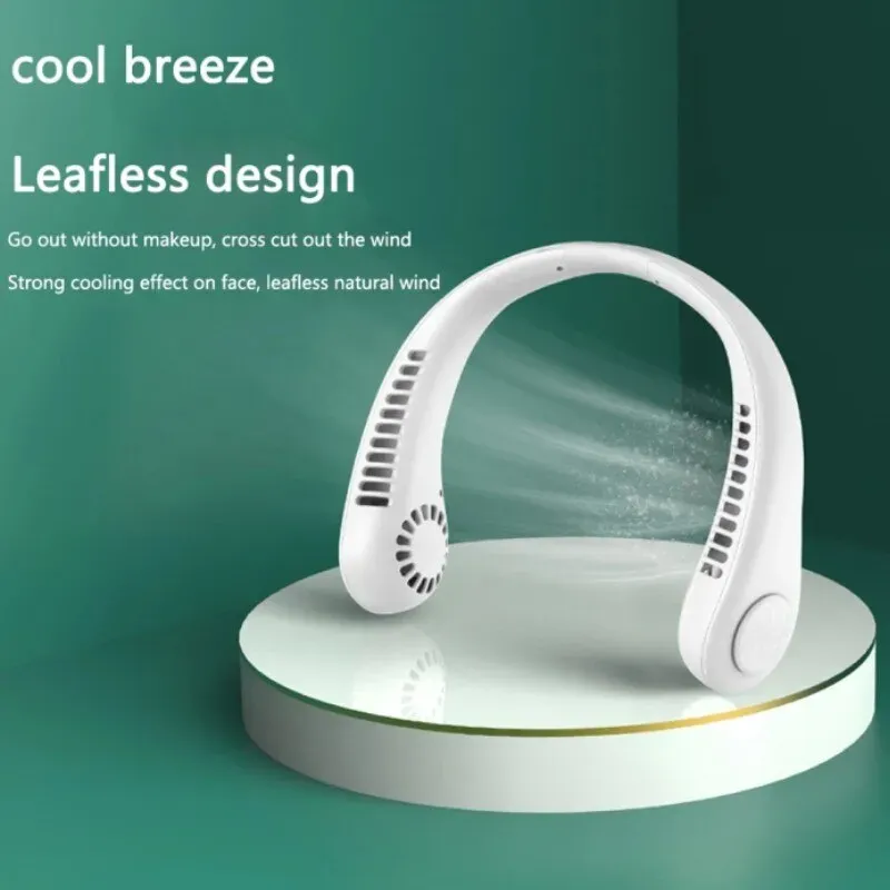 Arctic Air Hanging Neck Fan High Wind 3 Speed Adjustable USB Charging Portable Quiet Super Long Life Outdoor Sports Office Camping (Random Color) View Gallery - Pakistan