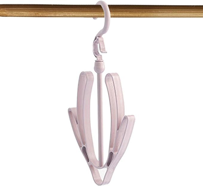 Shoe drying stand | Hanging Racks for Balcony, Cabinet, Cup Board | Hook Racks Organizer (Pink) View Gallery - Pakistan