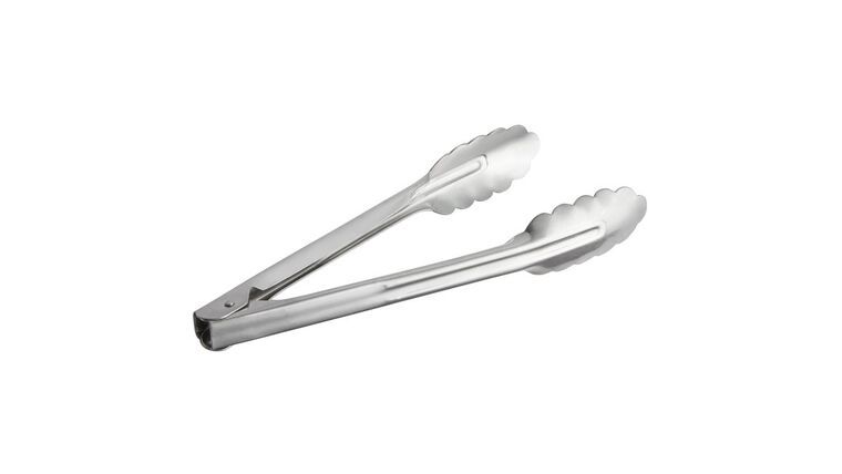 stainless steel BBQ tongs (chimta) | Kitchen Food Stainless Steel Tongs Tool Heat Bread Salad BBQ Baking Serving Utensil Bead Clip Clamp Meat BBQ Tools Buffet View Gallery - Pakistan