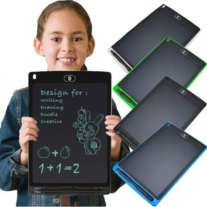 lcd writing table 8.5 Inches Single color LCD Writing Tablet For Kids Play, Education and Learning (random color ) View Gallery - Pakistan