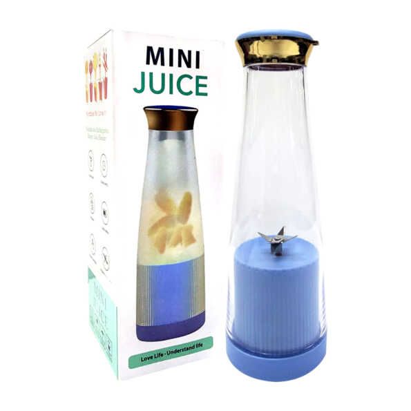 Portable &amp; Rechargeable Battery Mini Juice Blender | Electric Juicer, Anti Drip Blender, Mini Shake Smoothie Blender, Portable Rechargeable Juicer (Random color) View Gallery - Pakistan