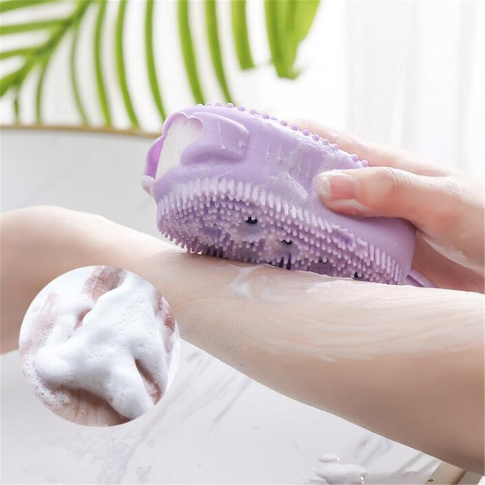 silicone soap bath massage / Bath Body Brush High Quality Silicon Bath Brush (random color) View Gallery - Pakistan
