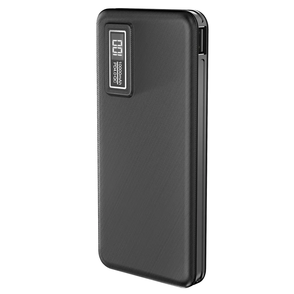 Aspor A300 Power Bank Original 10000mah Li-Polymer Battery 4 In1 Power Bank Black View Gallery - Pakistan
