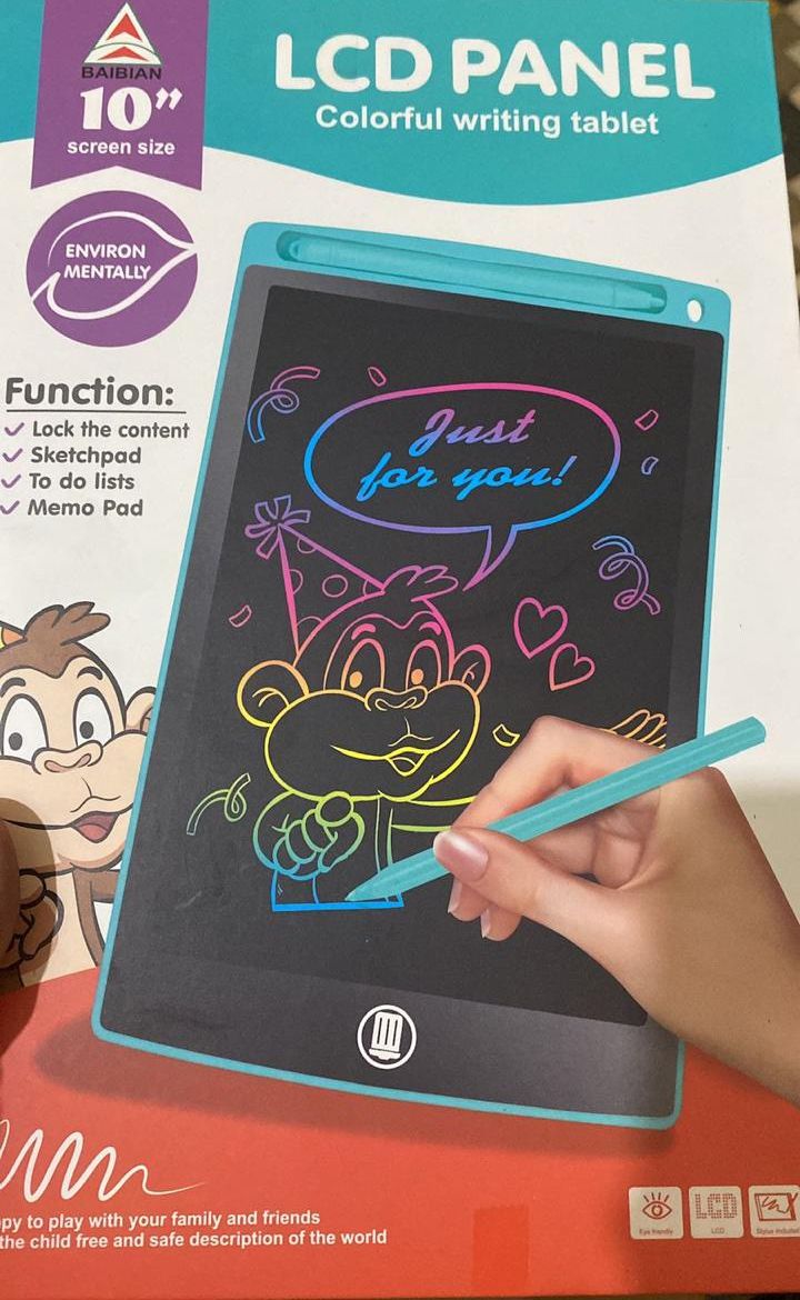 10 inch Writing Pad LCD Tablet For Kids  (random color ) View Gallery - Pakistan