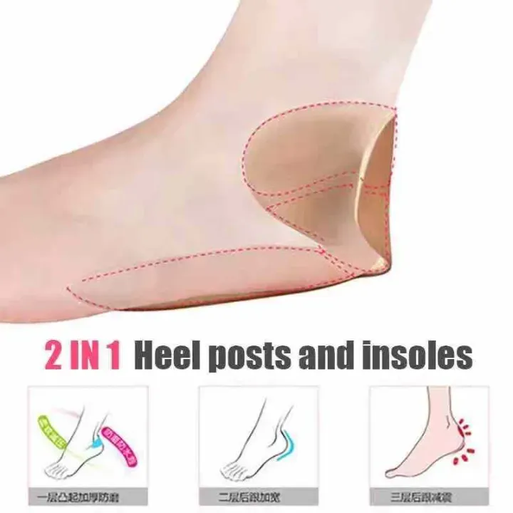 T shape high heel grip for foot support | Heel Cushion Pads T Shape Heel Sticker Tape Arch Support Insoles High Heeled Shoes Patches Foot Care Protector View Gallery - Pakistan