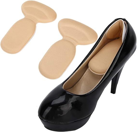 T shape high heel grip for foot support | Heel Cushion Pads T Shape Heel Sticker Tape Arch Support Insoles High Heeled Shoes Patches Foot Care Protector View Gallery - Pakistan