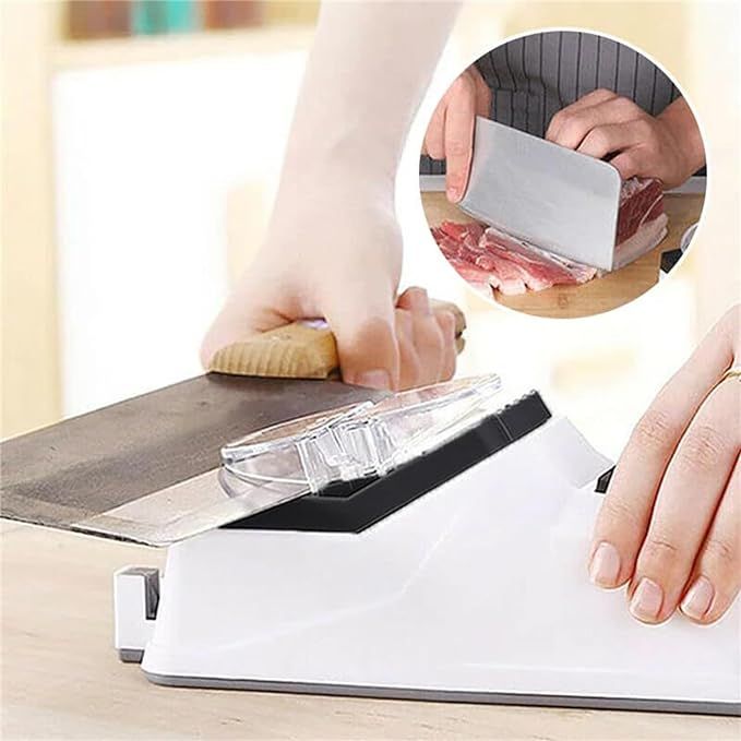 Knife Sharpener Electric | USB Electric Knife Scissor Sharpening Tool For Kitchen | Multifunctional Electric Rechargable Knife Sharpener Professional View Gallery - Pakistan