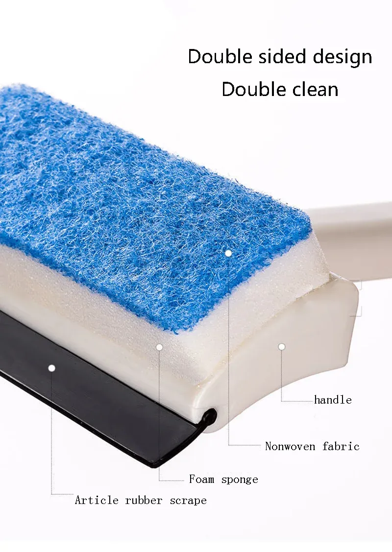 Foam Wiper for window| Glass Cleaning Brush / Squeegee Rubber Window Wiper Cleaner(random color ) View Gallery - Pakistan