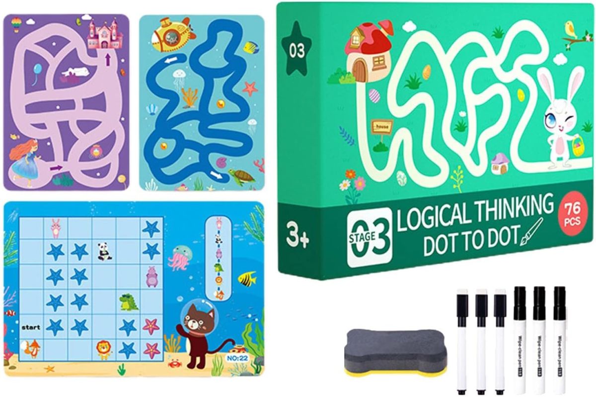 Kids Magical Education Learning Book | Pre School Toddler Copybook | Learning Activities For Kids Children Magical Tracing Workbook (76 pages stage 03 ) View Gallery - Pakistan