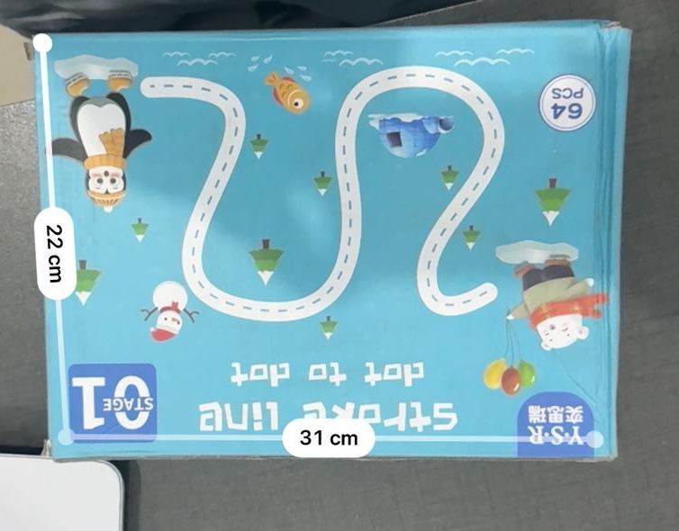 (A size Dubai imported )Stroke Line dot to dot Magical Tracing Workbook For Kids | Student Learning Book (64 pages stage 1 ) View Gallery - Pakistan