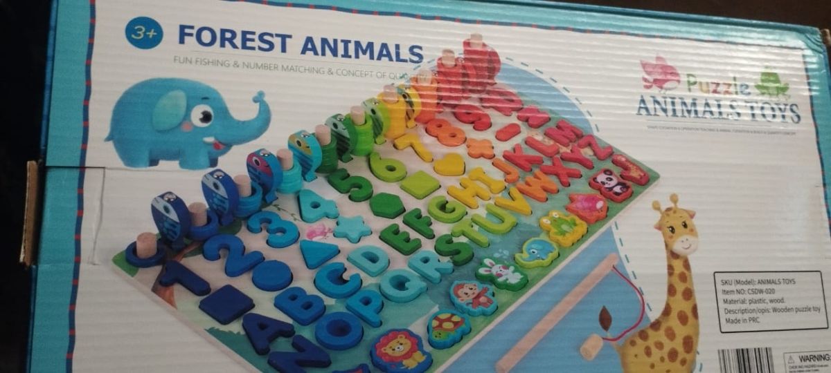 6 in1 Wooden Educational Puzzle &amp; Sorting Board Toy For Kids View Gallery - Pakistan