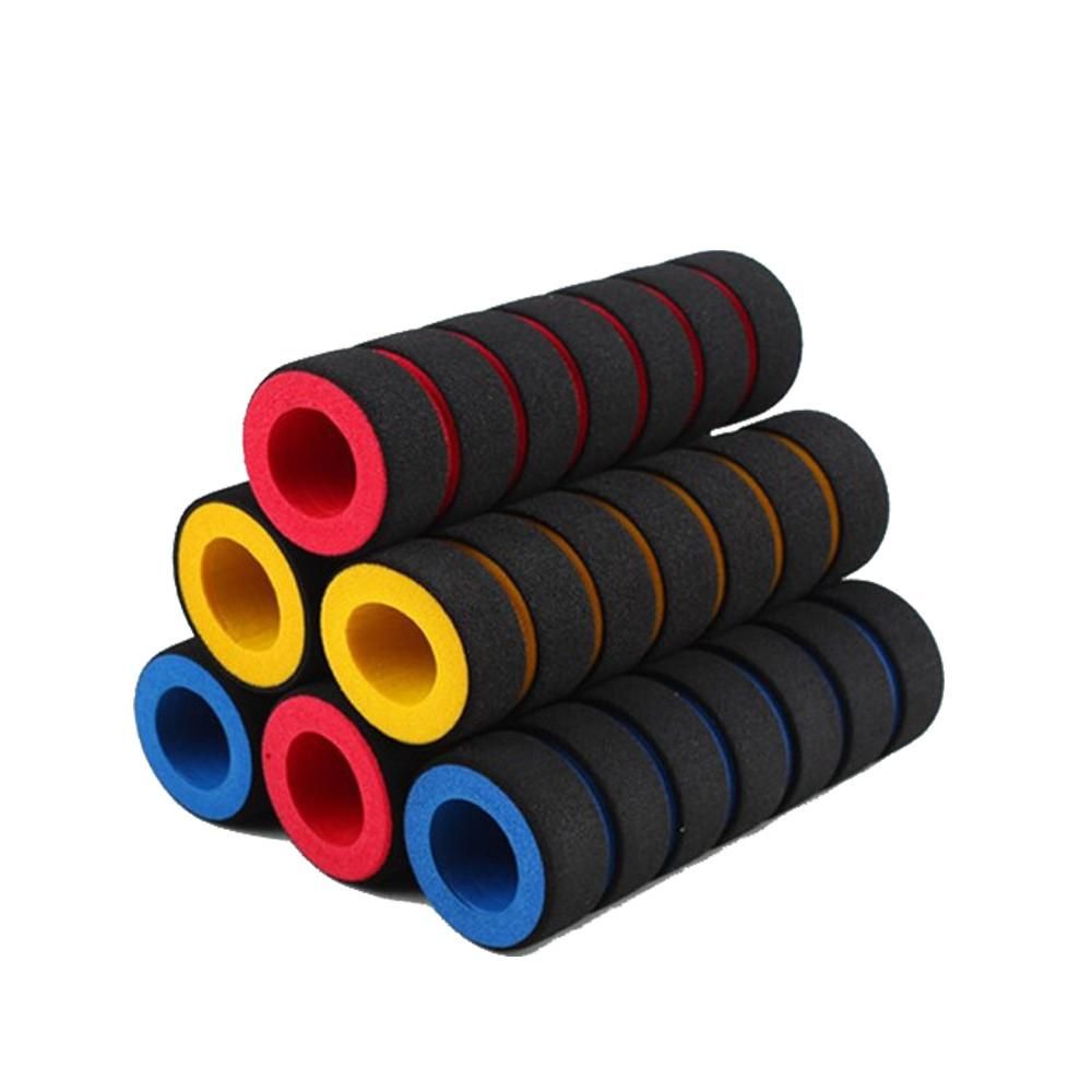 4pcs/Set Universal Grip Comfort Foam Handle Bar Motorcycle Bicycle Random Color View Gallery - Pakistan