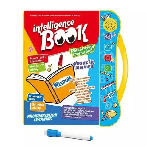 Intelligence Book English Letters Words Learning Language E-book Toddlers Preschool Educational Toys View Gallery - Pakistan