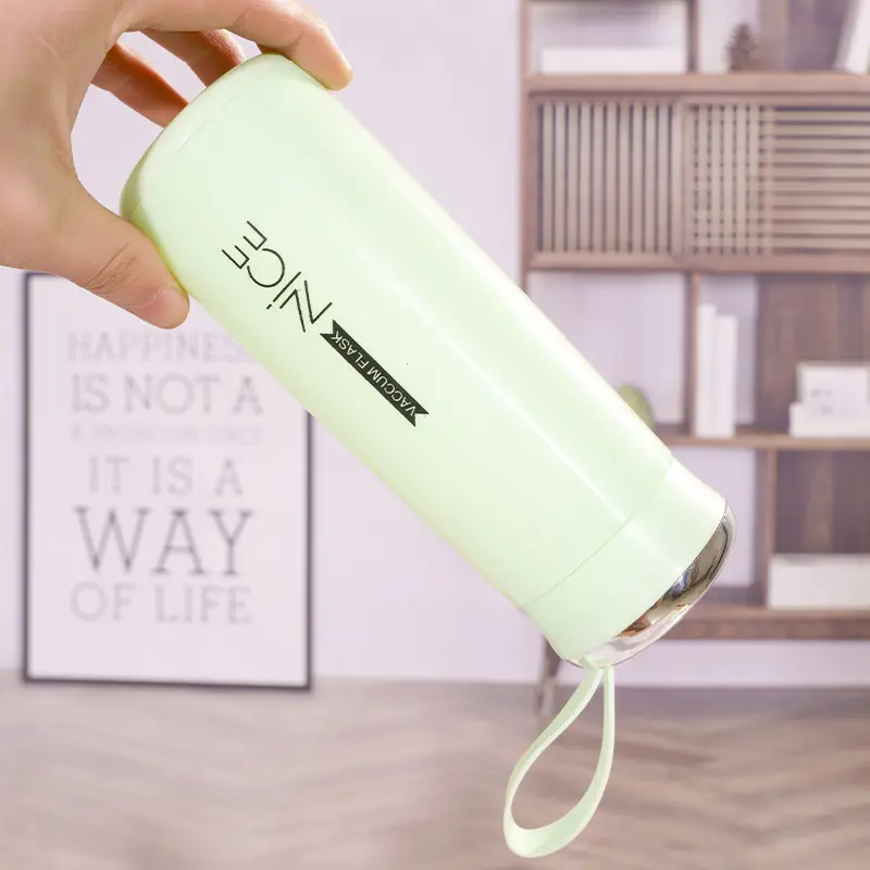 Nice Glass Bottle Water Mini Flask Bottle With Vaccum Flask And Loop Temperature Resistant,400ml (random Colors) View Gallery - Pakistan