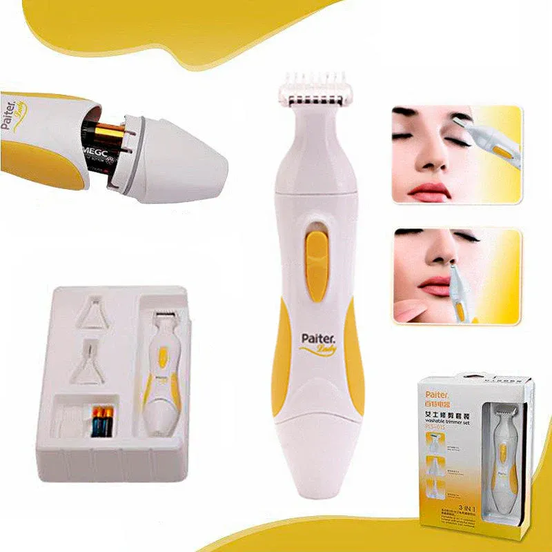 Paiter 3 In 1 Electric Lady Shaver Cell Operated View Gallery - Pakistan