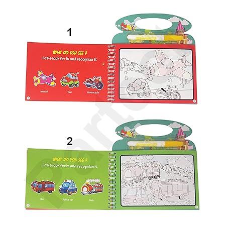 Magical Drawing Books With Pen, Water Reveal Activity Book For Kid  (random Design Books) View Gallery - Pakistan