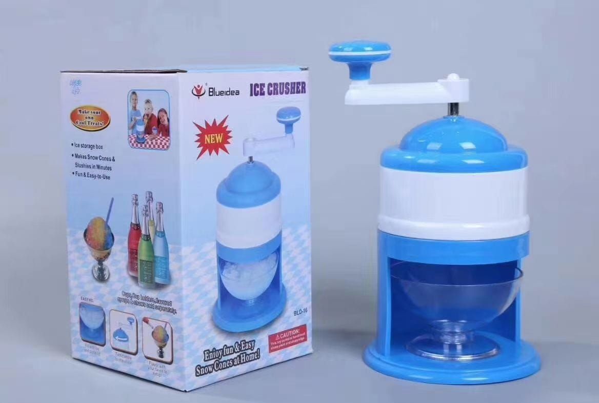 Handle DIY Ice Crusher Manual Multifunction Portable Ice slush Maker home Snow Cone Smoothie Ice Block Making Machine Ice Shaver