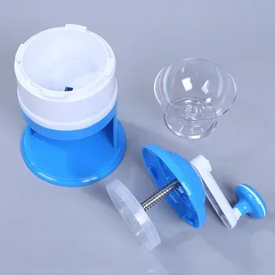 Handle DIY Ice Crusher Manual Multifunction Portable Ice slush Maker home Snow Cone Smoothie Ice Block Making Machine Ice Shaver View Gallery - Pakistan