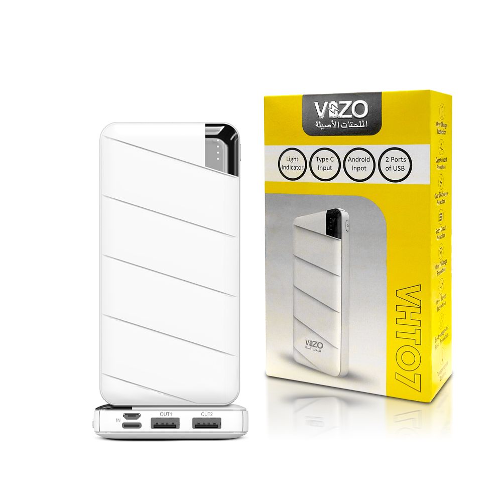 VHT-07 – 10,000mAh Full-Size Power Bank | Power Bank For Android - Power Bank For Mobile Phone - Vizo VHT-07 Power Bank