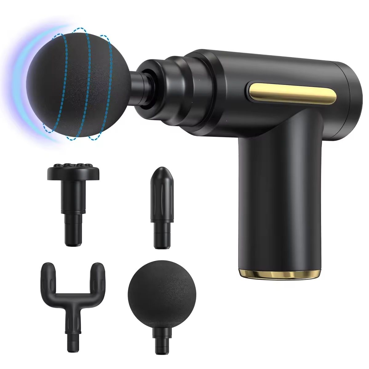 Massage Gun Deep Tissue, Handheld Muscle Massager with 4 Massage Heads, Super Quiet Massage Gun for Muscle Pain Relief Relax Recovery View Gallery - Pakistan
