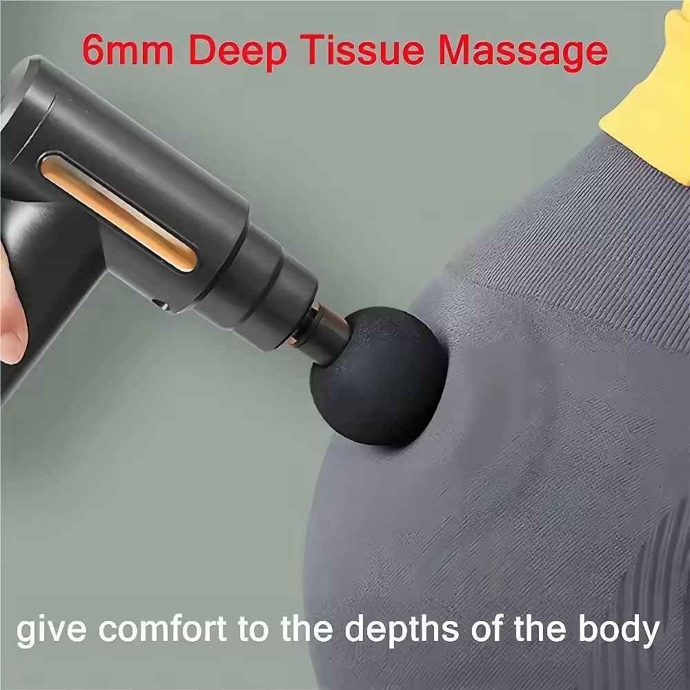 Massage Gun Deep Tissue, Handheld Muscle Massager with 4 Massage Heads, Super Quiet Massage Gun for Muscle Pain Relief Relax Recovery View Gallery - Pakistan