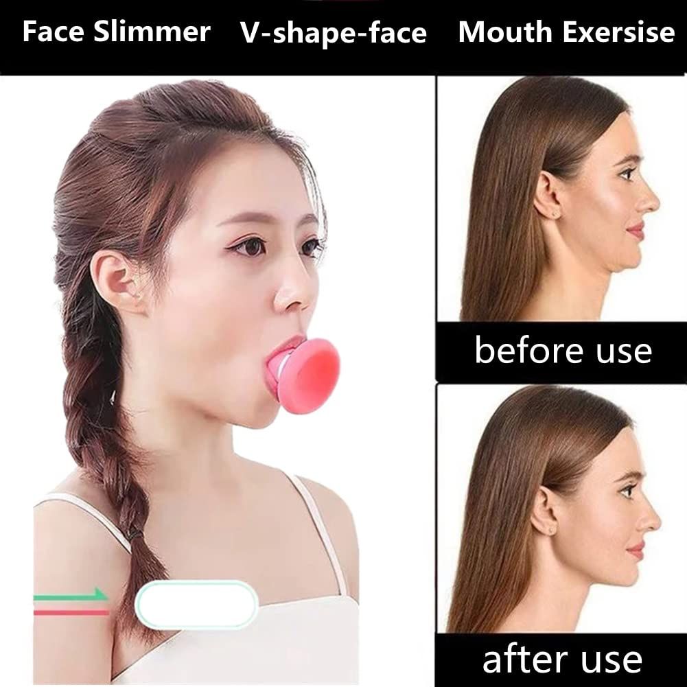 Jawline Exerciser | Face Exerciser, Facial Yoga for Skin Tighten Firm, Double Chin Breathing Exercise Device Jaw Face Slimmer View Gallery - Pakistan