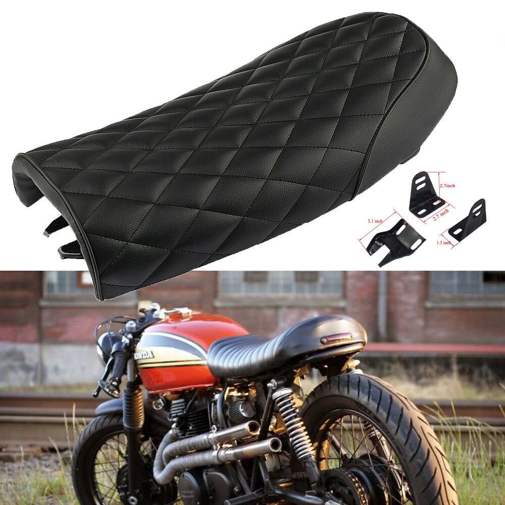 Motorcycle Universal Classic Saddle Cafe Racer Seat for two person View Gallery - Pakistan