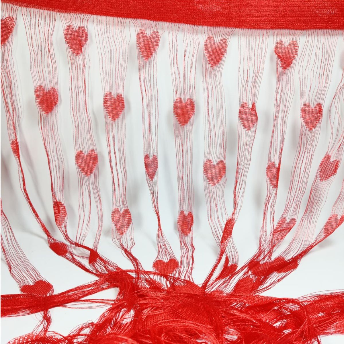 Red Heart Wire String Blinds Curtain View Gallery - Pakistan