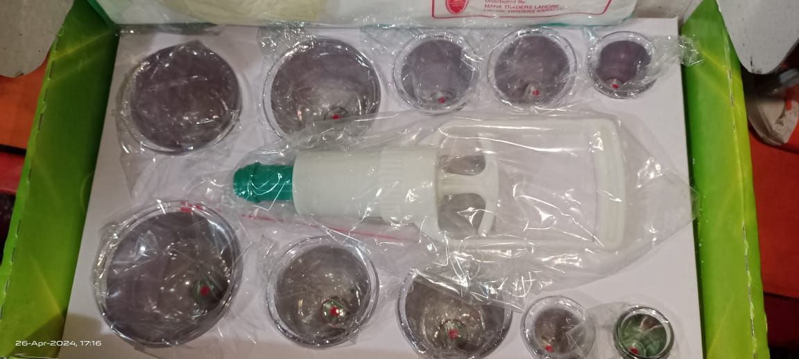 Hijama Special 10 in 1 Kit Imported Green Kit View Gallery - Pakistan