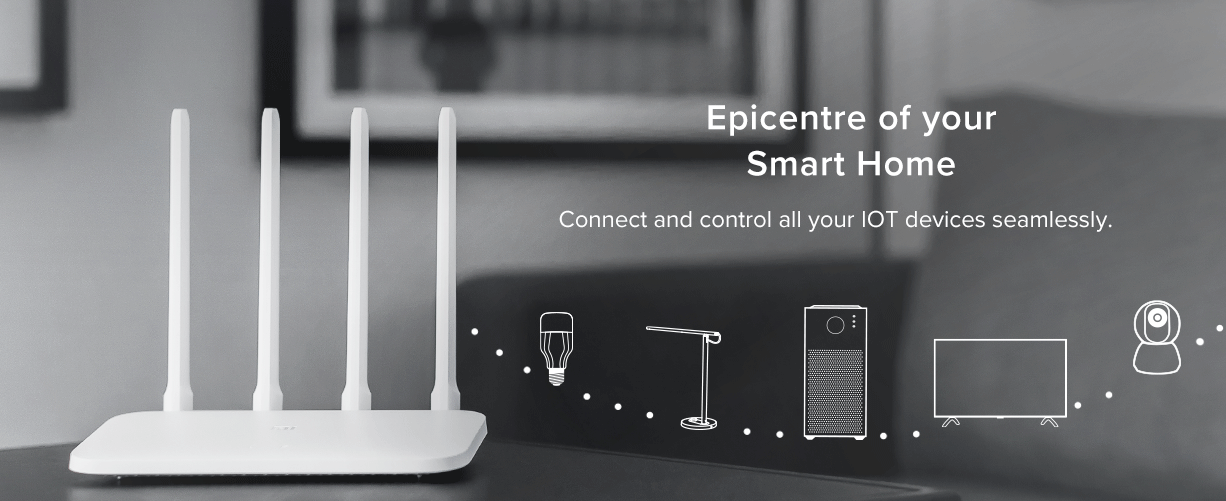 Xiaomi Mi 4c Router 300mbps Wifi Router 5dbi 2.4ghz 802.11a/B/G With Four Antennas View Gallery - Pakistan