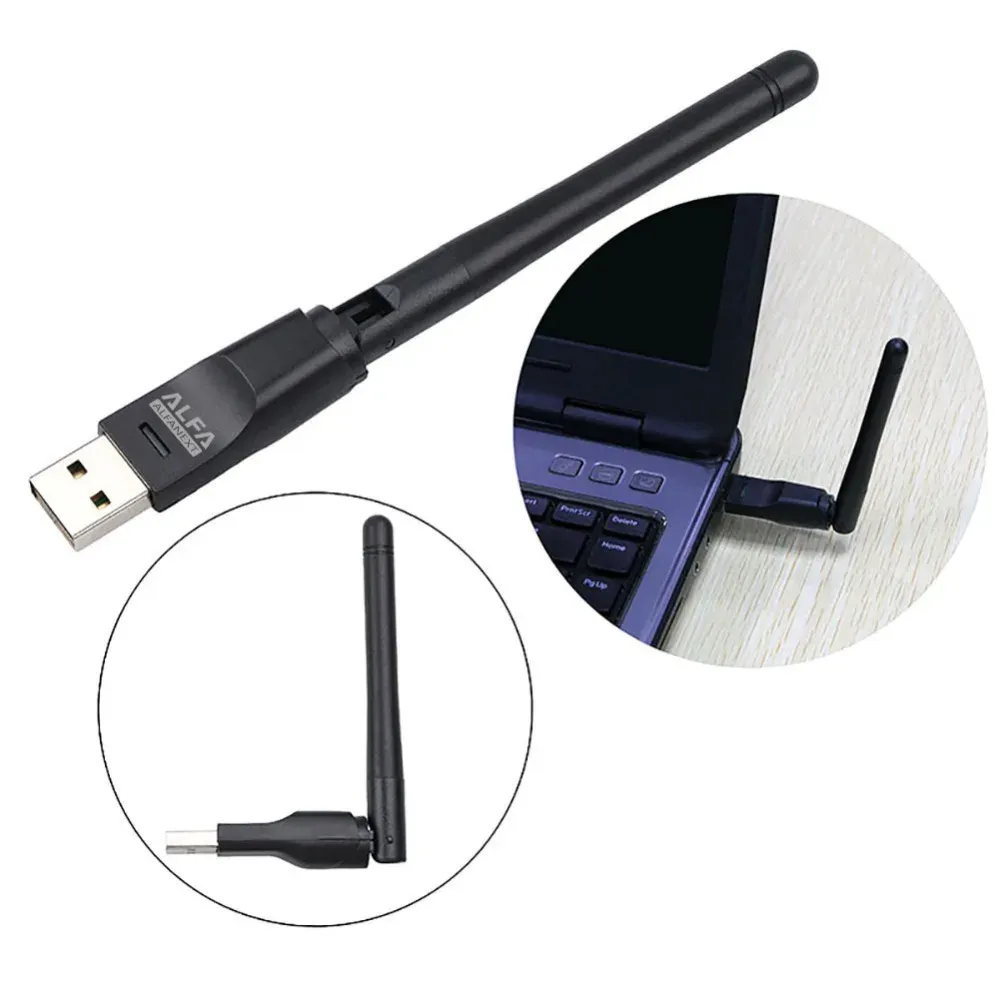 Alfa Wifi Usb W114 3dbi Rtl 8188 Antenna Adopter View Gallery - Pakistan