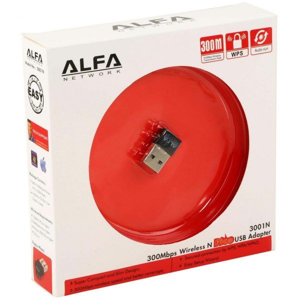 Alfa Wifi Usb Adapter Mini 300 Mbps View Gallery - Pakistan