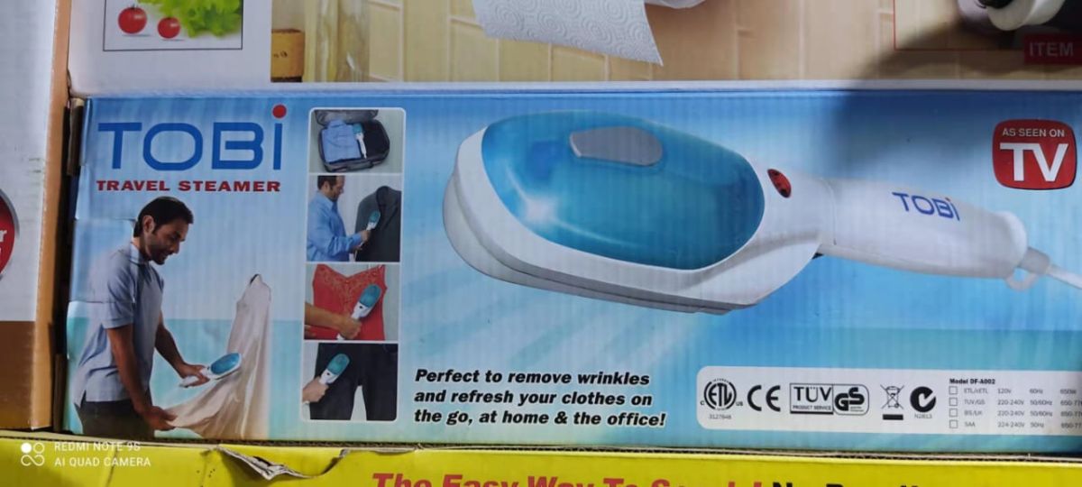 Portable TOBI Steamer Iron,steam ironing. View Gallery - Pakistan