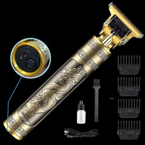 T9 Professional  Beard Trimmer  Haircut Shaving Machine for Men (Metal Body)