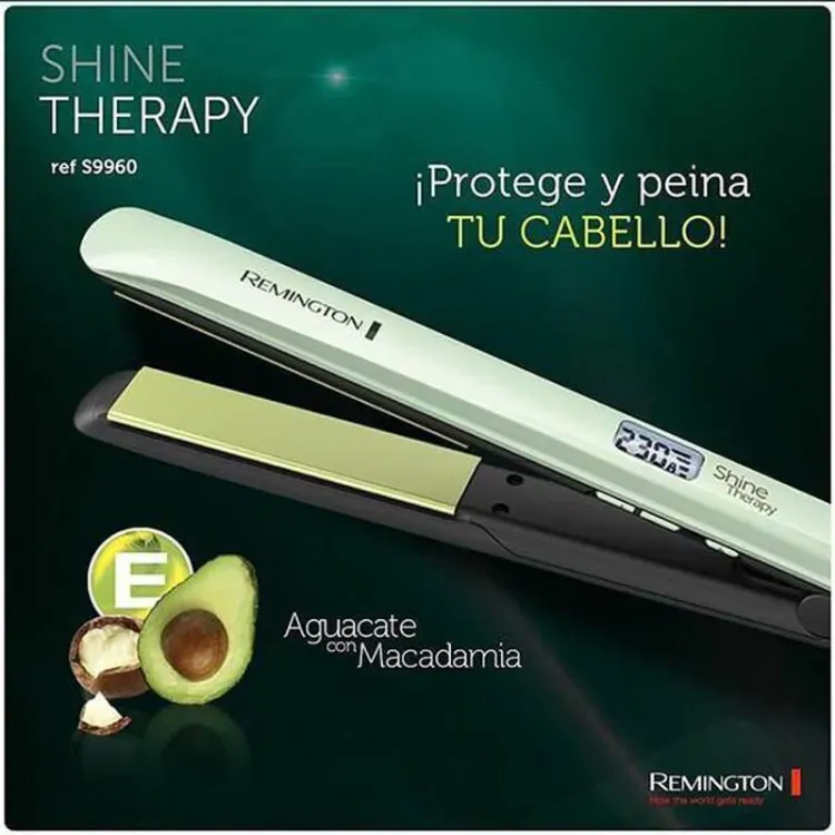 Remington hair straightener Shine Therapy Hair Straightener Flat Iron Floating Ceramic LCD Straightening Irons View Gallery - Pakistan