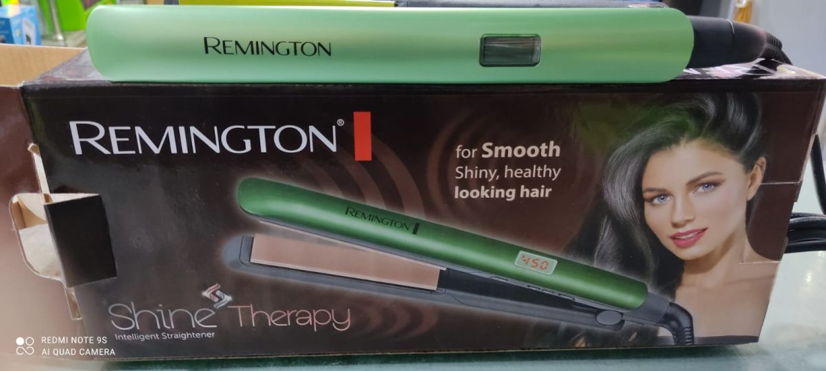 Remington hair straightener Shine Therapy Hair Straightener Flat Iron Floating Ceramic LCD Straightening Irons View Gallery - Pakistan