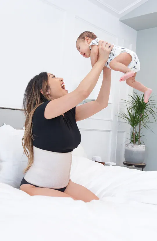 After Pregnancy &amp; C Section Recovery Belt | Postpartum Belt for Belly Fat, Loose Skin, Lower Abdominal Body Shaping &amp; Toning (Waist Belt) View Gallery - Pakistan