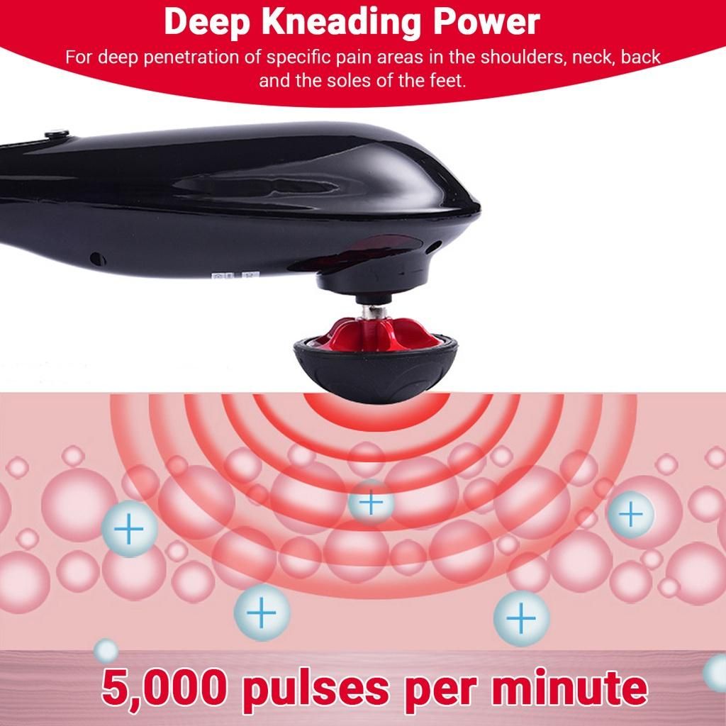 Blue idea Rechargeable Cordless Massager with different heads | Deep Massager for Muscles Neck Cordless Electric Body Massager View Gallery - Pakistan