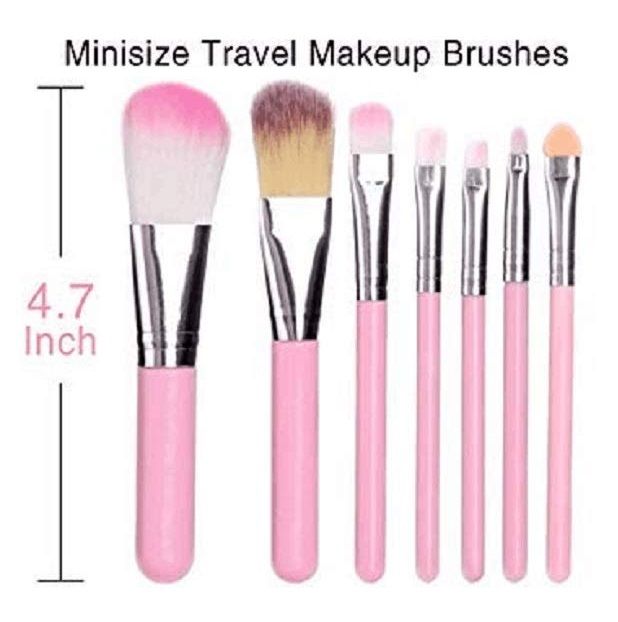 hello Kitty Set of 7 Pieces Complete Makeup Mini Brush Kit with a Storage  Box View Gallery - Pakistan