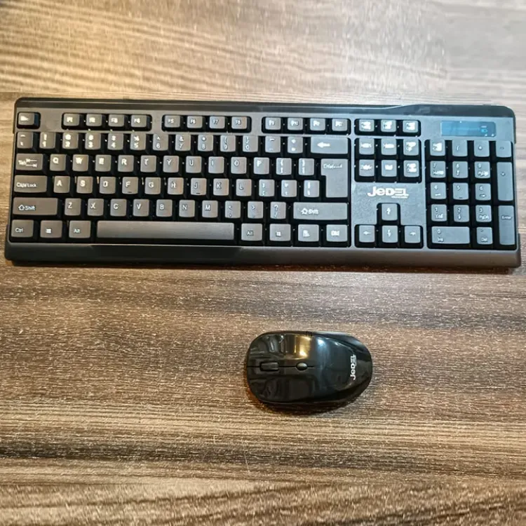 Jedel Wireless Keyboard Mouse Combo WS-1100 | 2.4GHz Wireless Keybaoard and Wireless Mouse View Gallery - Pakistan